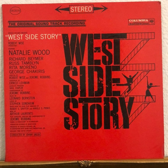 Vinyl Album West Side Story Original Sound Track Recording Circa 1961